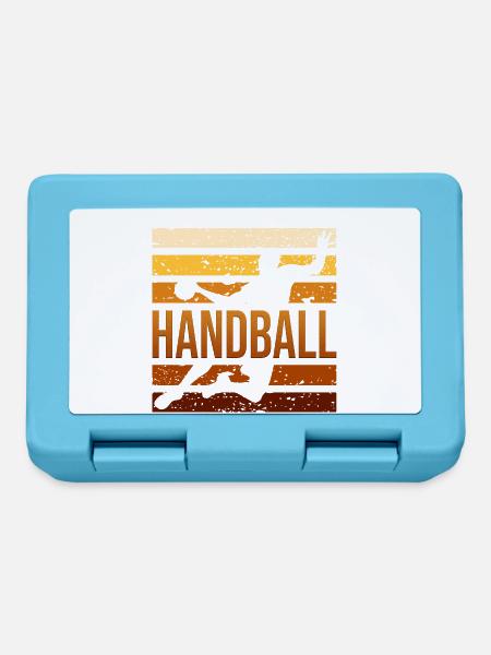 Handball - Brotdose - Saphirblau