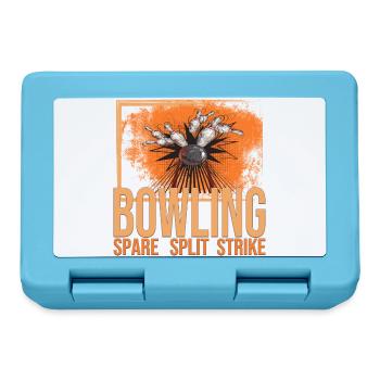 Bowling - Spare - Split - Strike - Brotdose - Saphirblau - Vorne