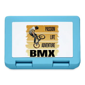 Passion - Life - Adventure - BMX - Brotdose - Saphirblau - Vorne
