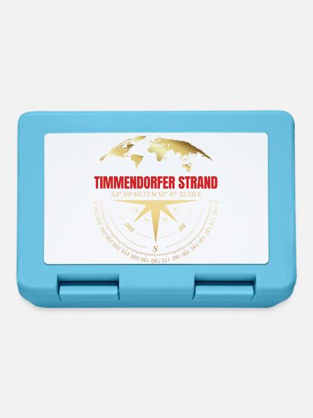 Koordinaten Timmendorfer Strand - Brotdose - Saphirblau