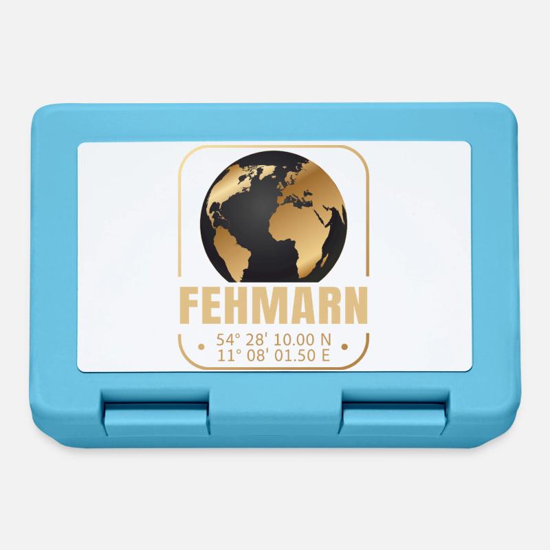 Fehmarn - Brotdose - Saphirblau