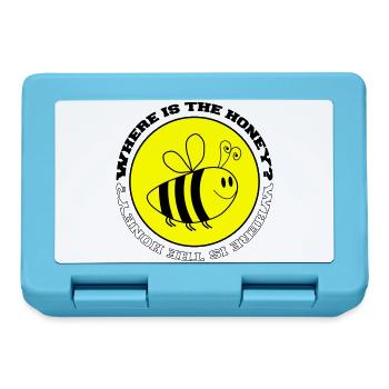 Biene Where is the Honey - Brotdose - Saphirblau - Vorne