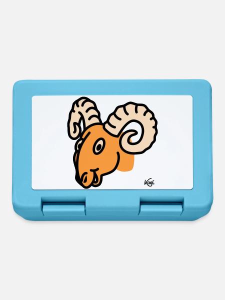 Aries large - Lunchbox - sapphire blue