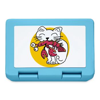 CancerCat - Brotdose - Saphirblau - Vorne