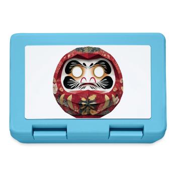 Blumenkreis-Daruma im Feststil Daruma Origami - Brotdose - Saphirblau - Vorne