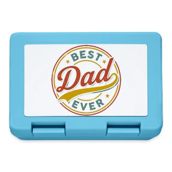 Best Dad Ever - Brotdose - Saphirblau - Vorne