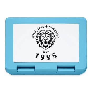 30th Birthday Wild, free & untamed since 05/1995 - Lunchbox - sapphire blue - Front