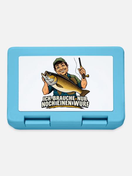 ICH BRAUCHE NUR NOCH EINEN WURF - Brotdose - Saphirblau