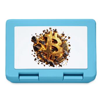 Bitcoin Unbreakable - Brotdose - Saphirblau - Vorne