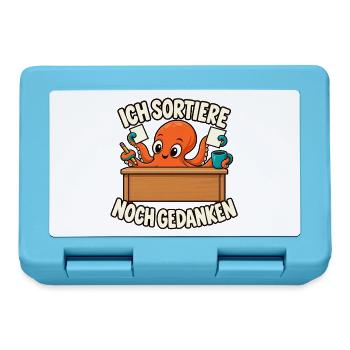 Ich sortiere noch Gedanken - Brotdose - Saphirblau - Vorne