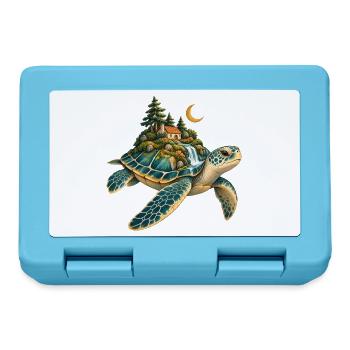 Insel auf der Arche: Magic Turtle - Brotdose - Saphirblau - Vorne