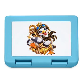 Königliche Möwe Nautik‑Schmuck - Brotdose - Saphirblau - Vorne