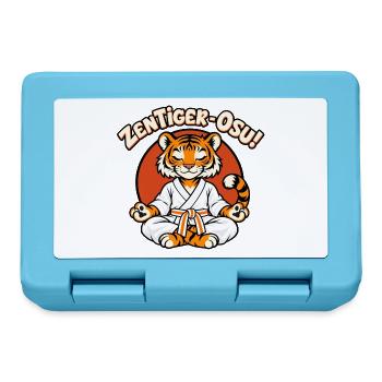ZenTiger-Osu Taijutsu Cartoon - Brotdose - Saphirblau - Vorne