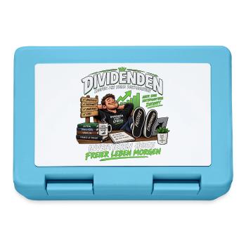 Dividenden kaufen mir keine Zeitmaschine - Brotdose - Saphirblau - Vorne