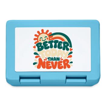 Better Today Than Never - Brotdose - Saphirblau - Vorne