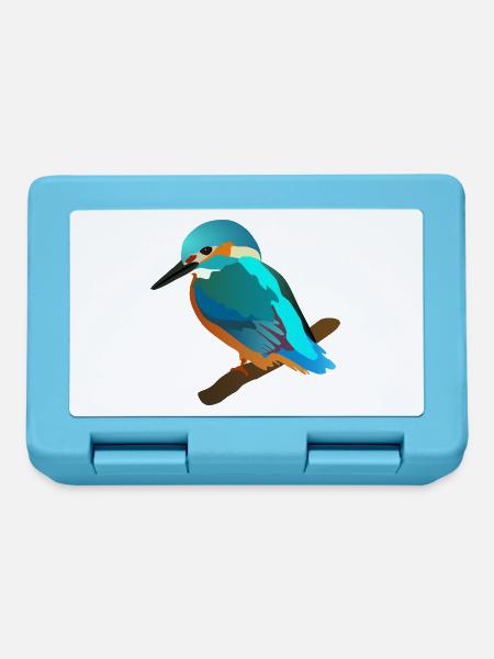 eisvogel - Brotdose - Saphirblau