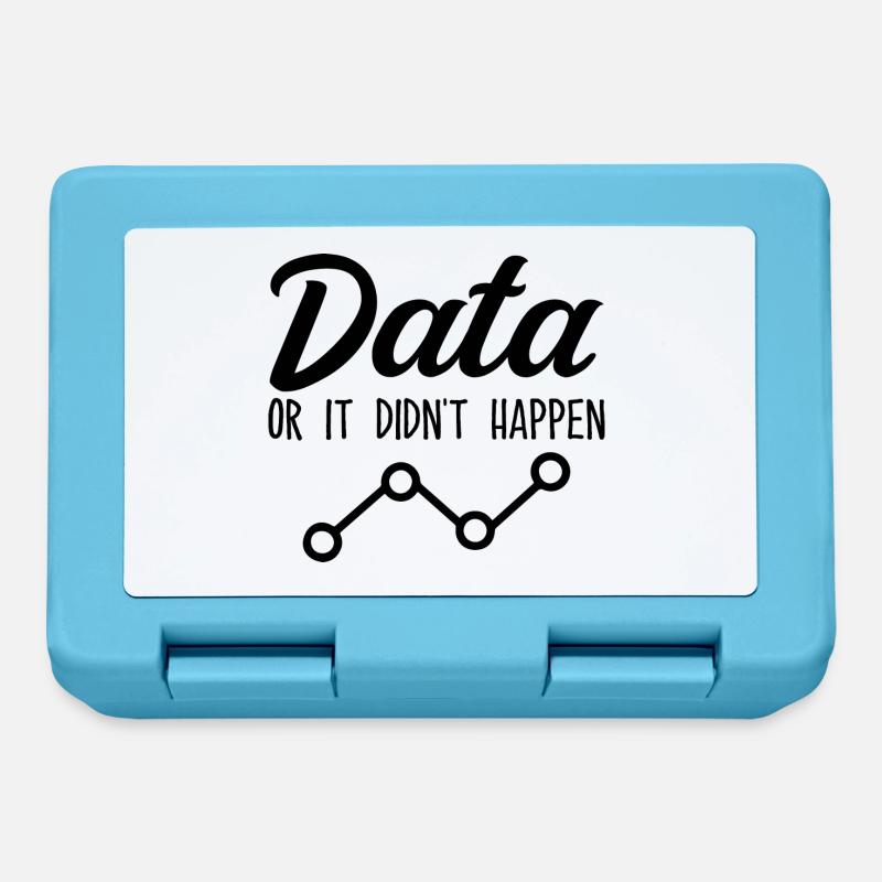 Daten oder es ist nicht passiert Data Analyst Data Tees - Brotdose - Saphirblau