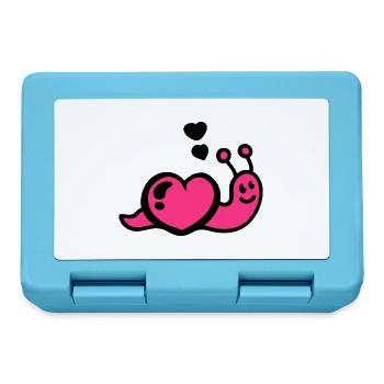 Heart worm - Lunchbox - sapphire blue - Front