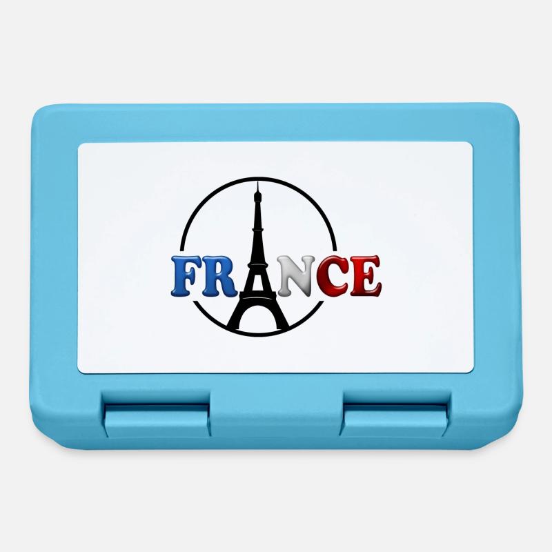 tour eiffel 3 - Boîte à goûter - bleu saphir