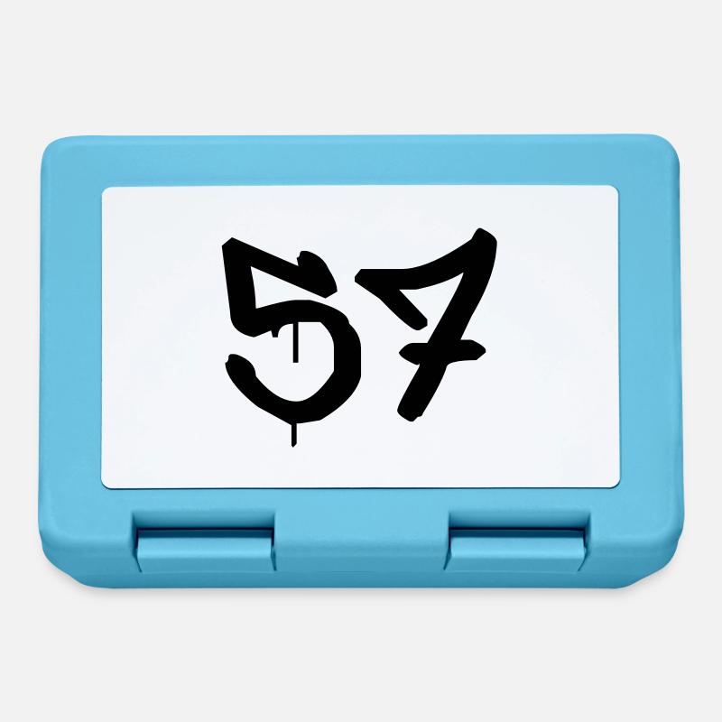 Graffiti : 57 - Lunchbox - sapphire blue
