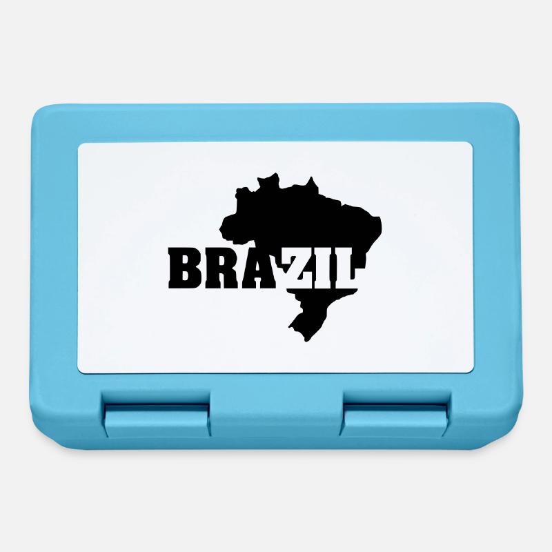 Brazil (ID: 002004) - Lunchbox - sapphire blue