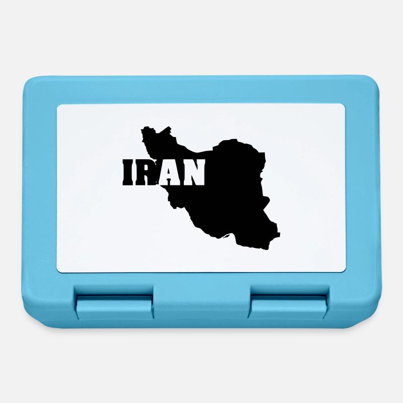 Iran (ID: 002004) - Brotdose - Saphirblau