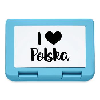 I love Polska - Lunchbox - sapphire blue - Front