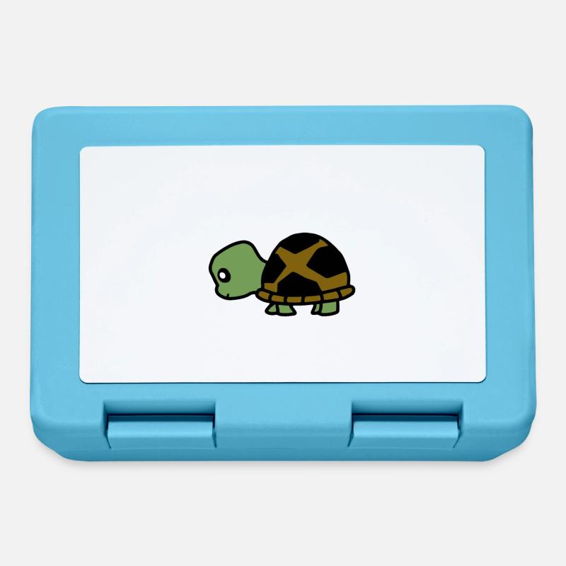 animal turtle 4 - Lunchbox - sapphire blue