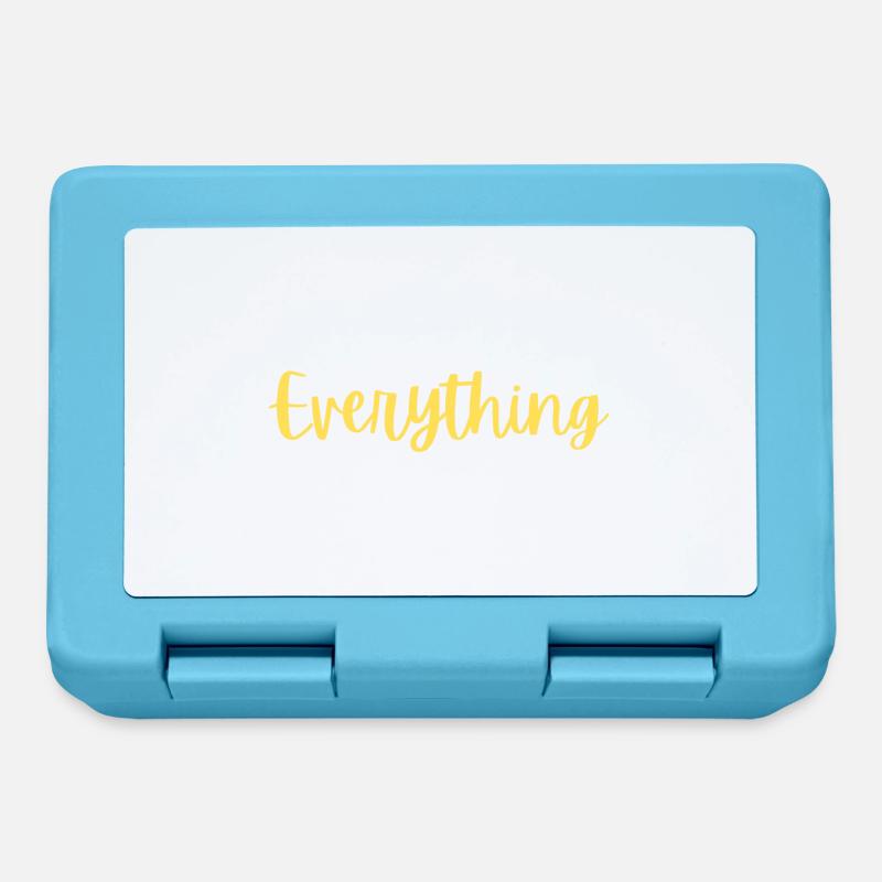 I have everything I need - Boîte à goûter - bleu saphir