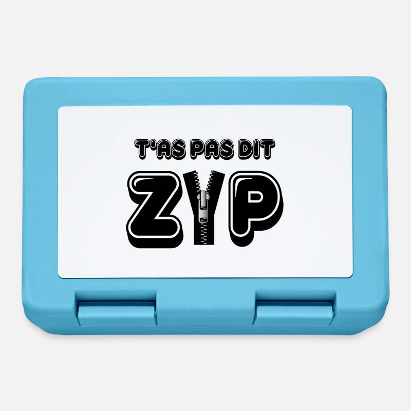 ZIP - Boîte à goûter - bleu saphir