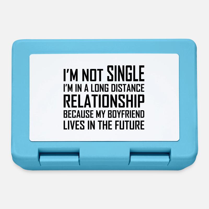 I AM NOT SINGLE - Lunchbox - sapphire blue