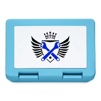 Handwerk Wappen - Brotdose - Saphirblau - Vorne