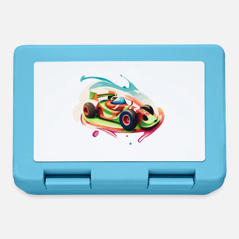 Candy Racecar - Lunchbox - sapphire blue