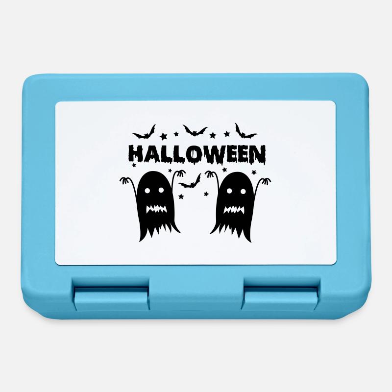 Halloween - Boîte à goûter - bleu saphir