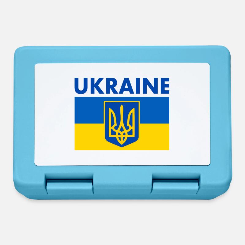 Ukraine - Boîte à goûter - bleu saphir