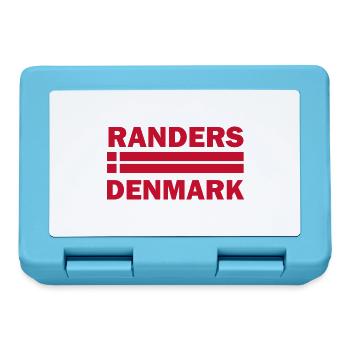 Randers-Dänemark-Flaggenemblem - Brotdose - Saphirblau - Vorne