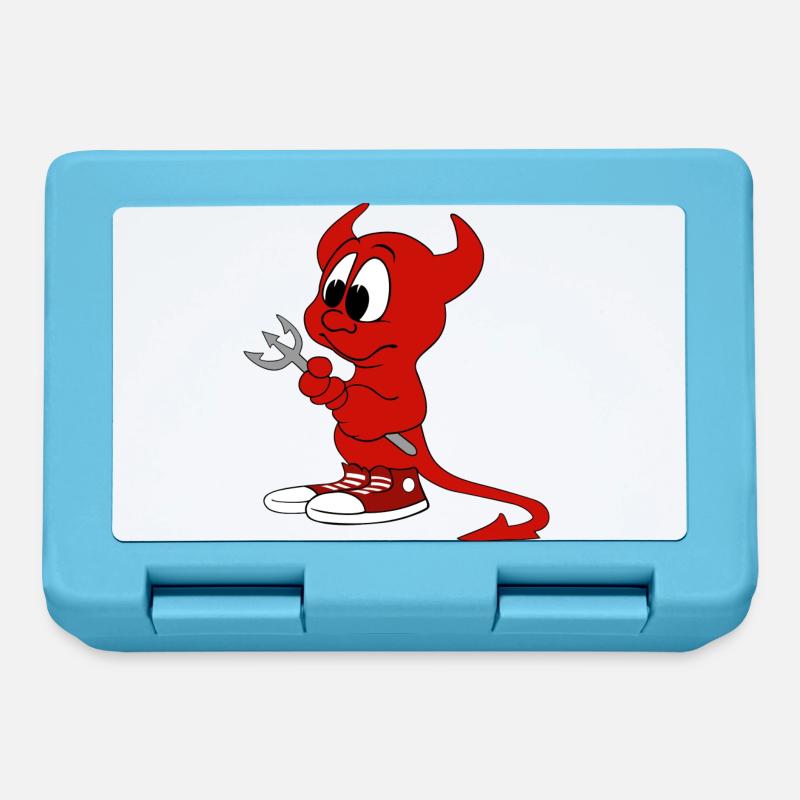 devil - Lunchbox - sapphire blue