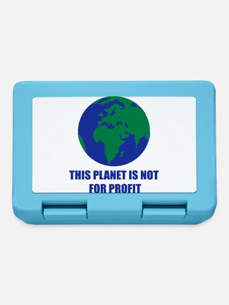 Planet Erde - Brotdose - Saphirblau