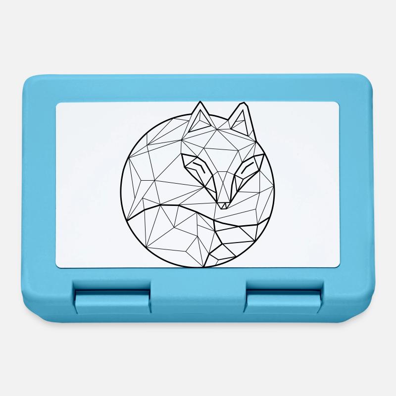 Fox Graph - Lunchbox - sapphire blue