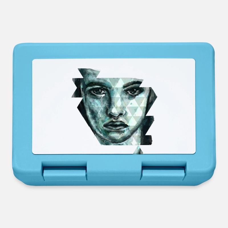 face - Lunchbox - sapphire blue