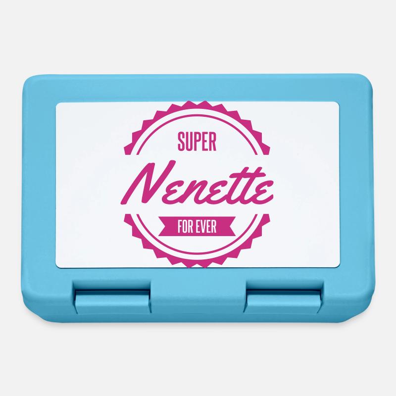 super nenette bébé - Boîte à goûter - bleu saphir