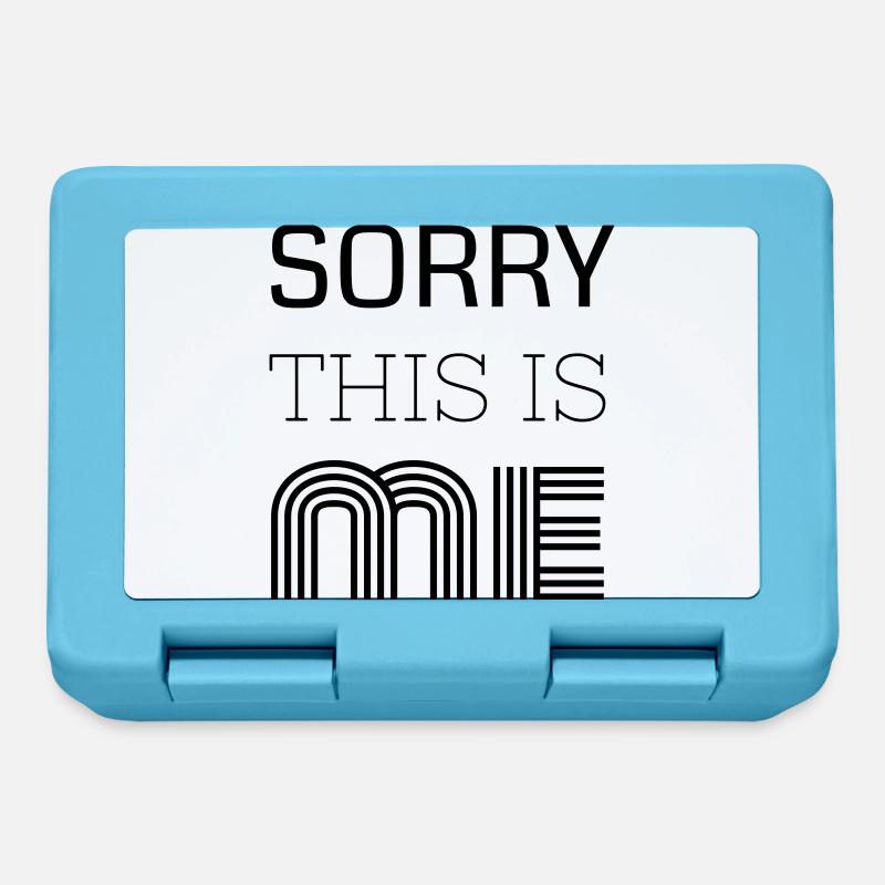 Sorry This Is Me - Brotdose - Saphirblau