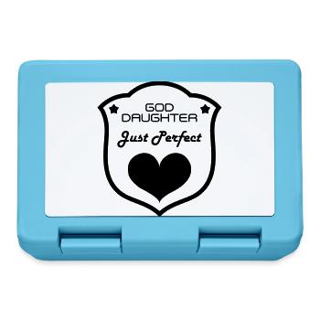 Parrain / Marraine / Filleule / Filleul - Boîte à goûter - bleu saphir - Devant