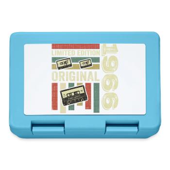 Millésime 1966 - rétro anniversaire disant 1966 - Boîte à goûter - bleu saphir - Devant