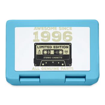 1996 Geburtstag geboren im Jahr 1996 Vintage Retro - Brotdose - Saphirblau - Vorne
