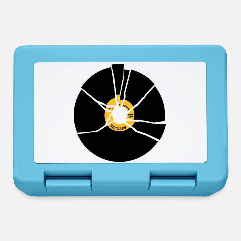 broken record vinyl cd - Lunchbox - sapphire blue
