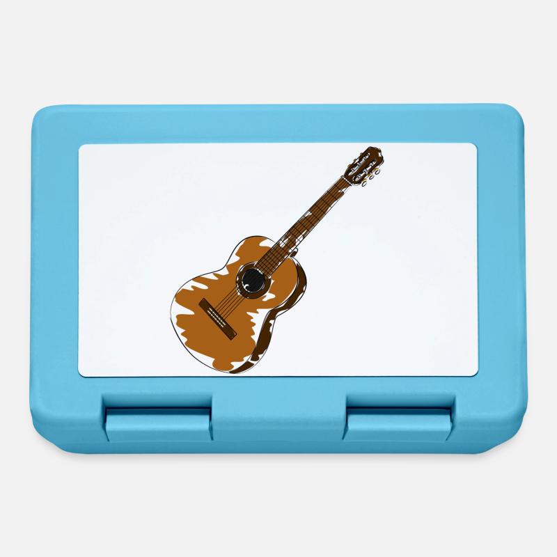 guitar - Lunchbox - sapphire blue