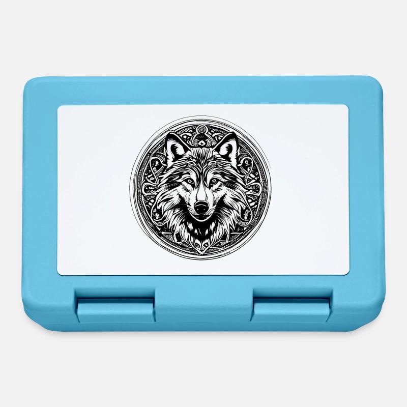 Wolf Viking Nordic Circle Centic - Boîte à goûter - bleu saphir