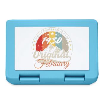 Birthday Gift February 1930 Vintage 94 Years - Lunchbox - sapphire blue - Front