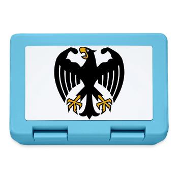 German Fitness Federal Eagle with Muscles - Lunchbox - sapphire blue - Front